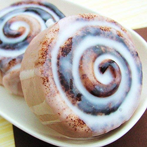 Giant Cinnamon Bun Handmade Soap that looks like food