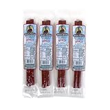 Nick's Sticks Spicy 100% Grass-Fed Beef Snack Sticks - Gluten Free - No Antibiotics or Hormones (6 packages of 2 sticks)
