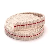 Light Of Mine 1/2" Inch 100% Cotton Flat Wick 6 Foot Roll for Paraffin Oil or Kerosene Based Lanterns and Oil Lamps with Genuine Red Stitch (1/2")