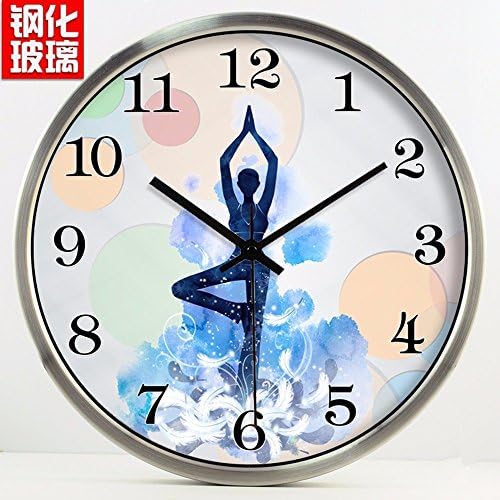 DIDIDD Clock-gym yoga studio clock room decoration art creative clock simple meditation,A