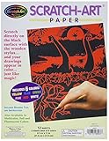 Melissa & Doug Scratch Art Paper Solid Color Assortment With Stylus - 12 Sheets, 6 Colors