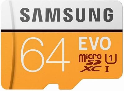 Samsung EVO 64GB MicroSDXC Class 10 UHS-I Flash Memory Card