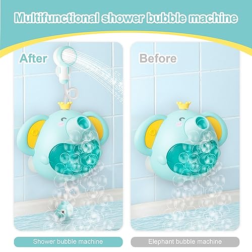 Baby Bath Shower Head,MOJINO Bath Bubble Maker Machine for Bathtub Tub ...