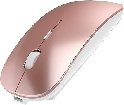 Amazon マウス Bluetooth ワイヤレスマウス 無線マウス Usb充電式 Usbレシーバーなし 静音 薄型 3dpiモード高精度 ボタンを調整可能 コンパクト Ipad Mac Windows Surface Microsoft Proに対応 ローズゴールド Scheki マウス 通販