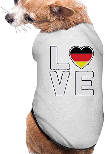 Oktoberfest I Love Germany German Flag Pet T Shirt New Fashion Cute Best Holiday Gift M Ash