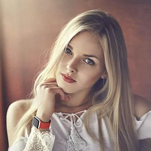 image for iGK Sport Band for Apple Watch 42mm 38mm, Soft Silicone Sport Strap Re