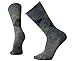Smartwool Diamond Jim Crew Socks - Men’s Medium Cushioned Merino Wool Performance Socks DEEP NAVY H-MEDIUM GRAY H X-Large