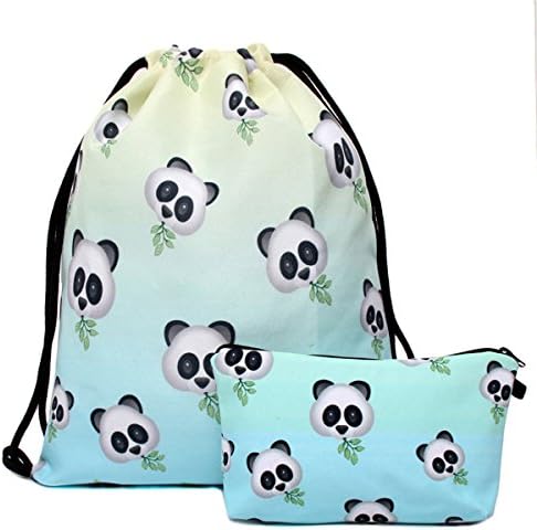 Deanfun Print Drawstring Backpack Rucksack Shoulder Bags Gym Bag