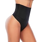 Womens Thong Shapewear Mid to High Waisted Shaper Thong WN0017