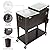 VINGLI 80 Quart Rolling Ice Chest, Portable Patio Party Bar Drink Cooler Cart, with Shelf, Beverage Pool with Bottle Opener
