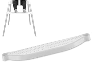 GENERIC High Chair Foot Rest, Adjustable HighChairs Footrest Accessories, Non-Slip PP high Chair footrest, Footrest Compatible with IKEA Antilop HighChair (White)