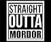 Sweet Tea Decals Straight Outta Mordor - 3 3/4