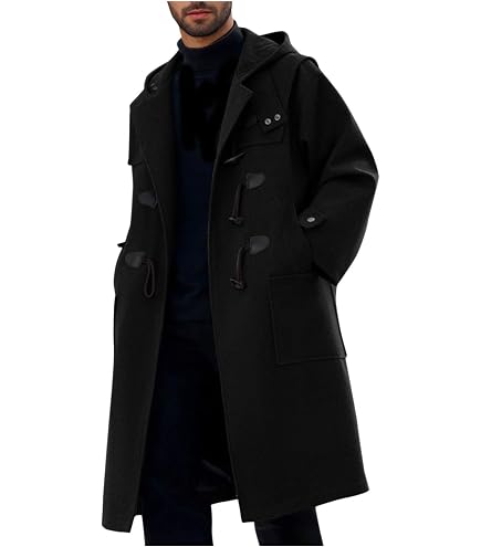 Amazon.com: Landing Leathers Men Hank Wool Blend Single Breasted