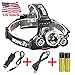 Boruit 10000Lm 3XXML T6+2R5 LED Headlamp Head Light Torch USB 18650+Car Charger