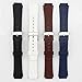 Huawei Talkband B2 Milanese Stainless Steel Replacement Watch Band Strap Geniune Leather Band Wrist For Huawei B2 Talkband (B2 Leather Brown)