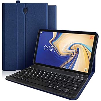 Keyboard Case for Galaxy Tab S4 10.5, Slim Cover, Smart Auto Sleep-Wake,Detachable Wireless Bluetooth Keyboard for Samsung Galaxy Tab S4 10.5-Inch (SM-T830 T835 T837) (T830-Dark Blue)