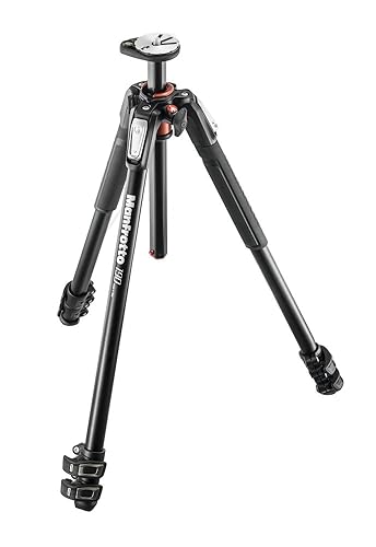 Manfrotto MT190XPRO3 3 Section Aluminum Tripod Legs with Q90 Column (Black)