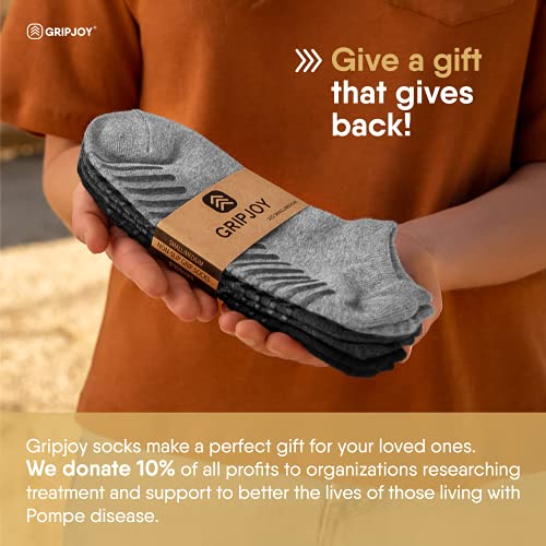 Grip Socks Pack Soxbang Grippy Pilates Socks (3/6 Pairs) - Non-Slip Yoga Socks With Cute Embroidery For Barre, Workouts & Hospital Use Toe Socks For Pilates