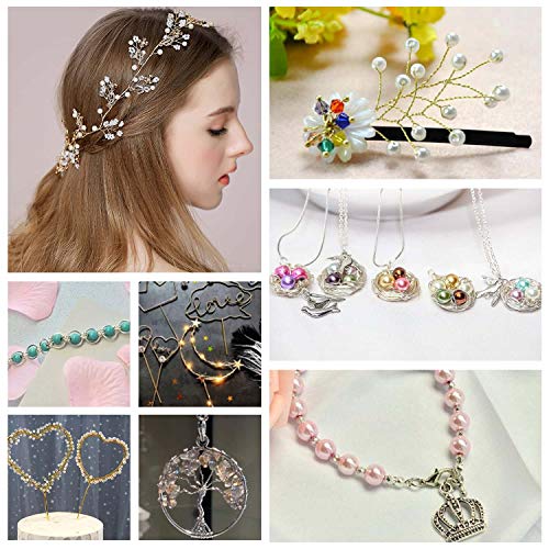 image for 24 Gauge Wire for Jewelry Making, Anezus 115 Feet Jewelry Craft Wire T