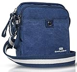 Simplio Small Messenger Bag for Men | Shoulder Mini Canvas Mens Crossbody Bag for Casual Travel, Outdoor, Work & Business | Store Book, Tablet, Wallet & Passport | Stylish Vintage Carry Field Bag