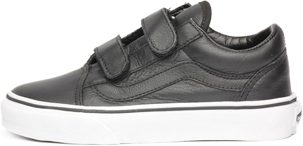 toddler black leather vans