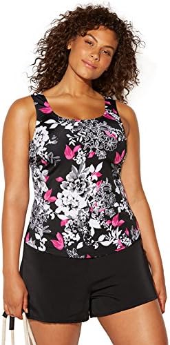swimsuitsforall Women's Mobius Classic Shortini 12 Multi