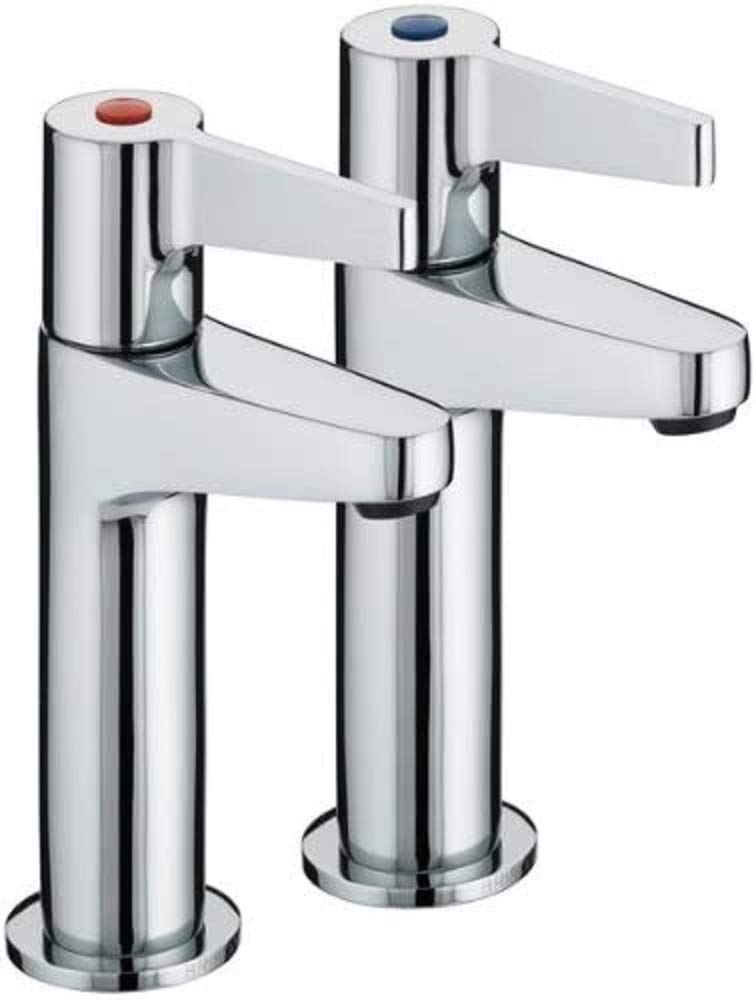 Bristan DUL HNK C Design Utility Lever High Neck Chrome Plated Kitchen Taps
