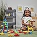ECR4Kids Totally Tubular Pipes & Spout STEAM Manipulatives Building Block Set, Interlocking Educational Sensory Learning Toys for Children with Storage Container (160-Piece Set)