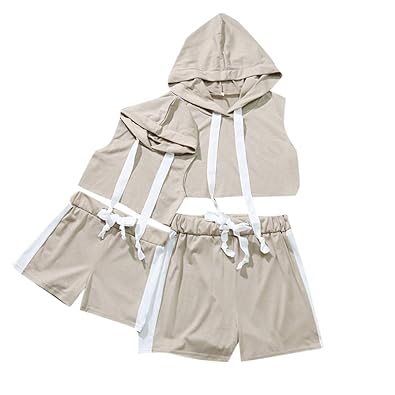 Mutter Und Tochter Der Frauen Normallack-Mit Kapuze Sportbandelternkindanzug Sportswear Solid Sexy Rock Familie Kleidung Tops