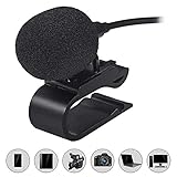 AUTOLOVER 3.5mm Portable Car External Microphone Mic DVD Radio Laptop Stereo Player Head Unit with 3m Cable Plug and Play