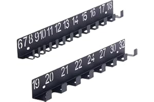 FewNvWa 2 Wall-Mounted Key Organizer Brackets for Storage, Easy to Install, for Mechanics, Home and Garage.