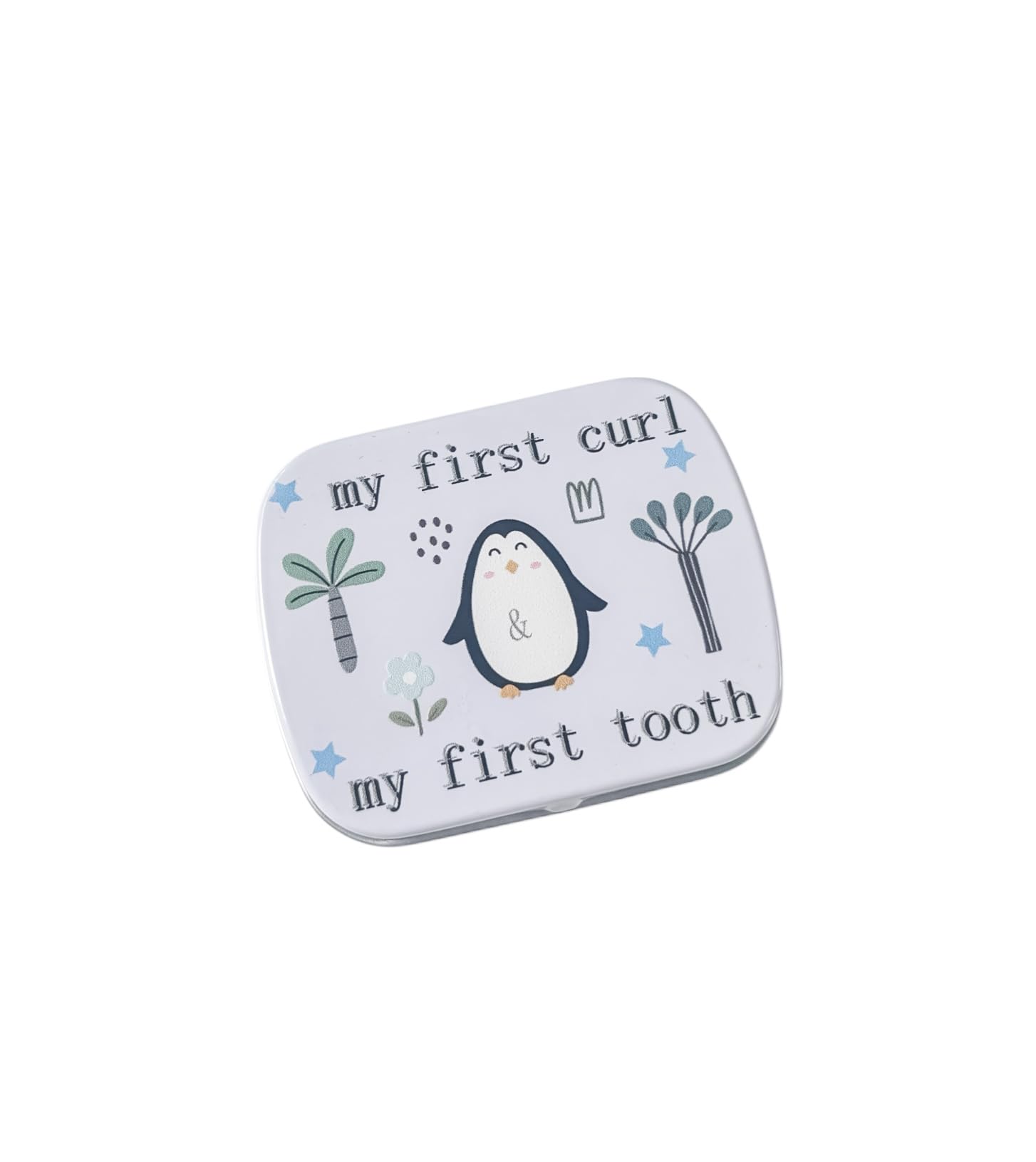 Maisie Moo Gifts Limited My First Curl My First Tooth Baby's Trinket Box Mini Keepsake Tin