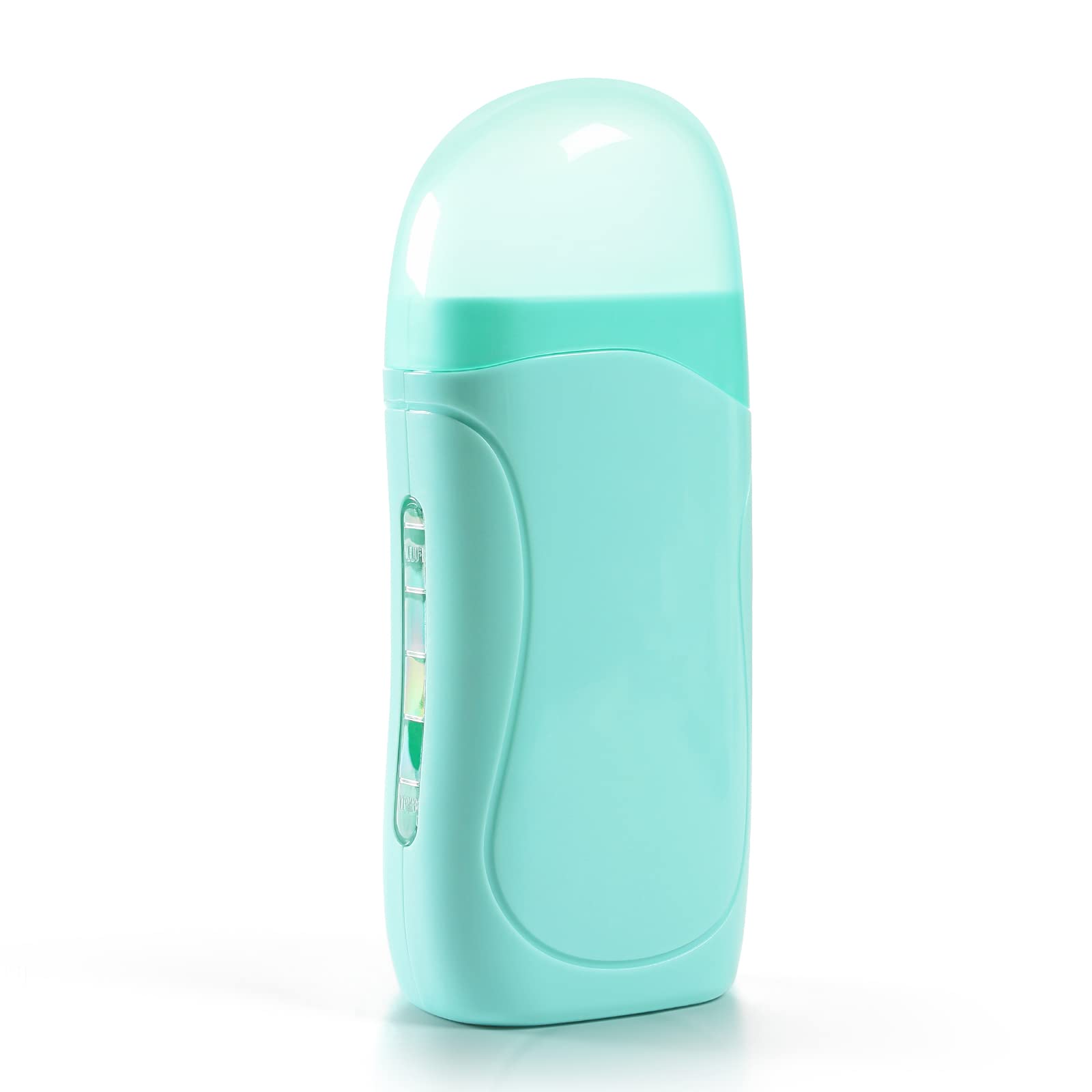 Roll On Wax Warmer Kit,Beth lee Hair Removal Portable Wax Roller Heater Machine Soft Wax Melter Set for Women and Men Home Waxing Salon Cyan