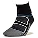 Feetures! - Elite Ultra Light - Quarter - Black/Brilliant Blue - Size Medium - Athletic Running Socks
