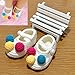 Newborn Baby Infant Girls Flower Bow Tie Crochet Knit Socks Crib Shoes Prewalker 0-12 Months (Type 1)