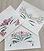 DaLin 8 Sets Mermaid Face Gems Rave Festival Face Jewels Stick On Crystals Bindi Rainbow Tears Rhinestone Temporary Tattoo Face Rocks Stickers (Collection 1)