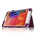 [CORNER PROTECTION] Fintie Samsung Galaxy Tab Pro 8.4 Folio Case - Slim Fit Leather Cover for TabPro 8.4-inch Tablet with Auto Sleep/Wake Feature, Purple