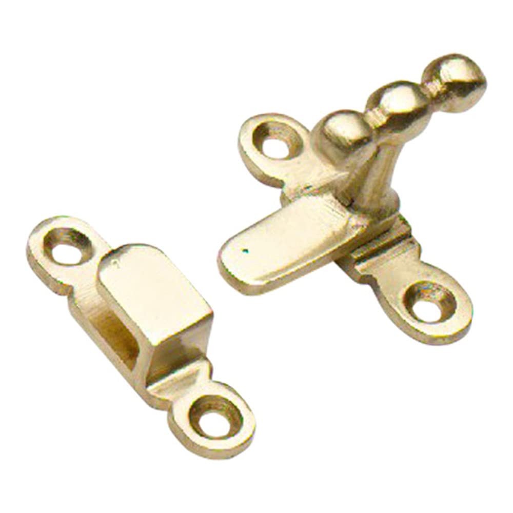 Merriway BH02587 Showcase Cupboard Cabinet Door Catch - Polished Brass