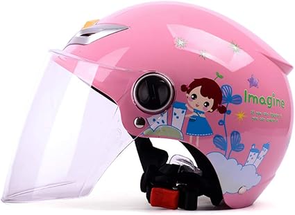 A Casque Enfant Garcon Casque Moto Electrique Bebe Fille Enfant Ete Pile Ete Cyclisme Adapte Aux Enfants De 3 13 Ans 48cm 54cm Moderne L 5 Amazon Fr Jardin
