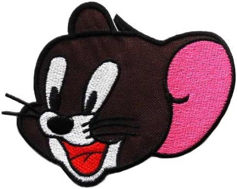 3.1" x 3.9"Tom and Jerry DIY Embroidered Sew Iron on Patch