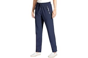 MENGLIHUALUO Comfort Stretch Active Pants for Women Over 50,Womens Pants Loose Fit,Silky Soft