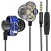 COCOCAT HR-007 Twin Driver High Resolution Heavy Bass In-Ear Headphones with Microphone and Remote for iOS Android -with Premium Foam Earbud Tips for Sport and Isolation Plus Sound