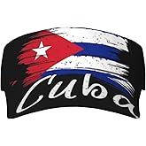 Cute Flag Sport Sun Visor Hats Adjustable Empty Top Baseball Cap Outdoor Patriotic Ball Caps for Women and Men