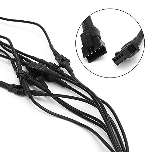 LIYUDL 8Pcs 12V 5050 SMD motorcycle strip lights Multi-Color Wireless Remote Control Motorcycle Atmosphere Lamp RGB Flexible Strips Ground Effect Light for Motorcycle - Thumbnail 5