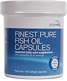 Pharmax - Finest Pure Fish Oil Capsules - Supports Cognitive Health and Brain Function* - 120 Softgel Capsules