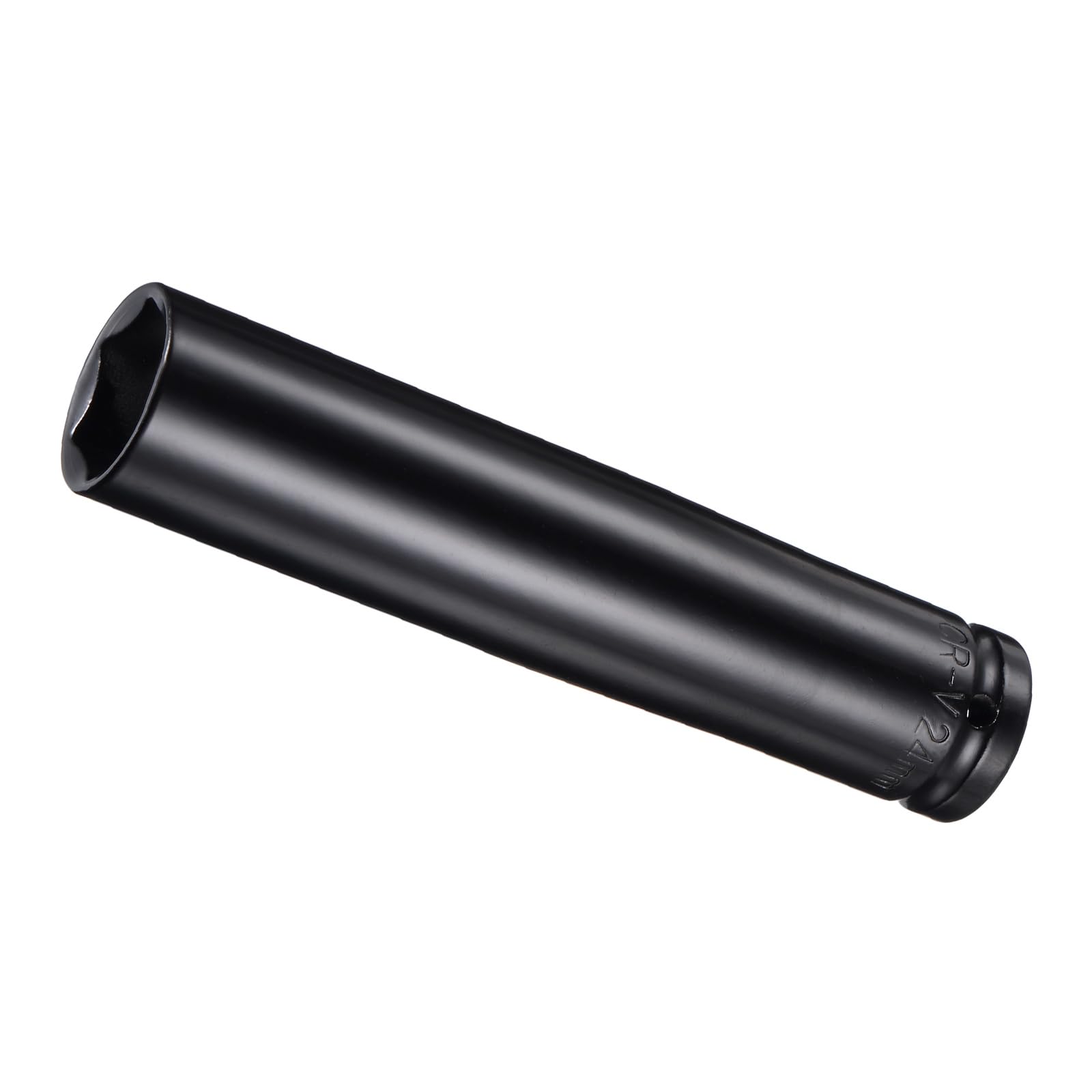 CoCud Deep Impact Socket, 1/2" Drive 24mm Socket, CR-V Steel Rounded Corner Design 6-Point Deep Impact Socket - (Applications: for Screw Installation)