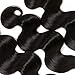 10A Brazilian Body Wave Virgin Hair 3 Bundles With Closure Free Part Unprocessed 100% Human Hair Bundles With Lace Closure (12 14 16+12Free part)