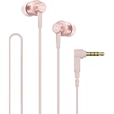 SoundMAGIC ES30 Wired Earbuds, No Mic, Pure HiFi Sound, 3.5mm Jack, Pink | Ultra-lightweight, comfortable in-ear fit, clear balanced sound, passive noise isolation, durable wired cable