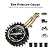 Leekoo Heavy Duty Mechanical 60PSI Tire Pressure Gauge with 2