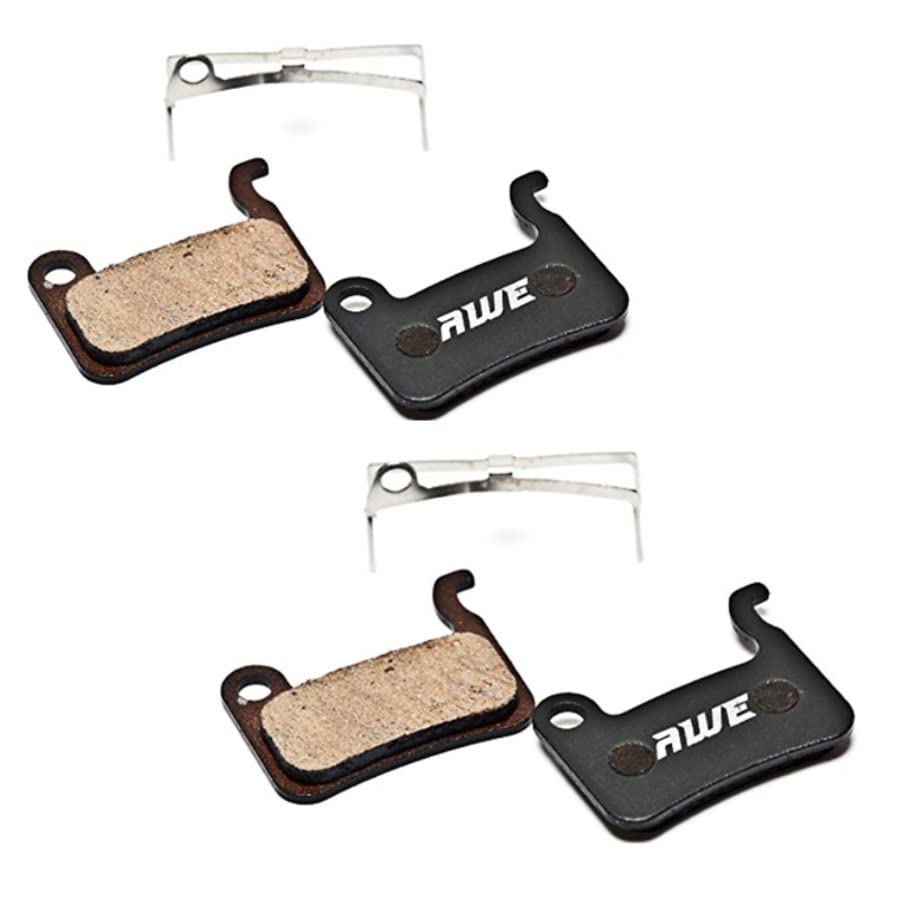 AWE X 2 Semi Metallic Disc Brake Pads Compatible with Shimano XTR/XT/LX/Hone/M535